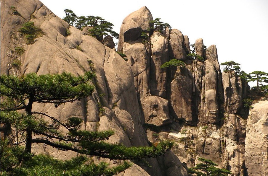 黄山怪石